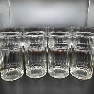 Vintage Anchor Hocking Annapolis Clear Glass Iced Tea Drinking Glasses Set of 4